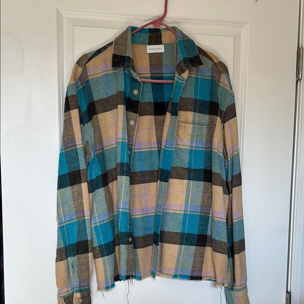The Hemi Shirt in Plaid Button-Up Shirt in Blue and Tan